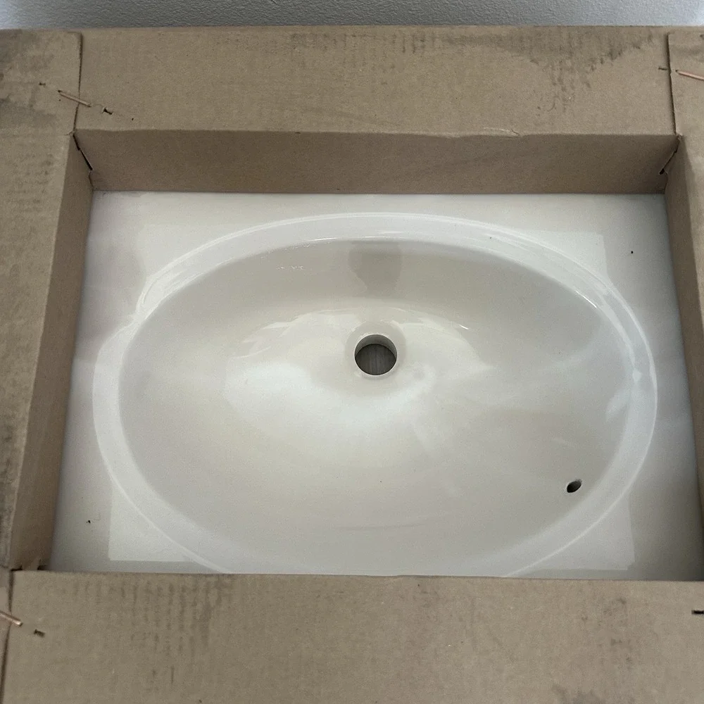 White Cultured Marble Vanity Top 19 In. X 25 In. Model Ww-1925